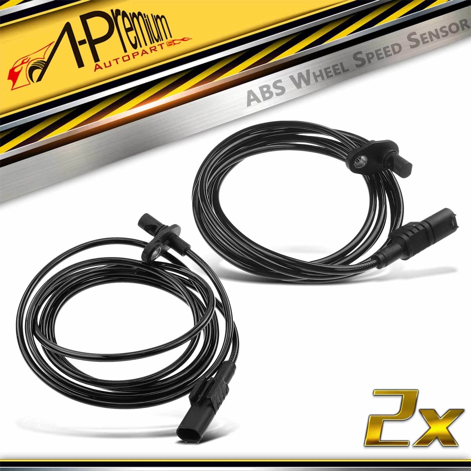 2X Rear ABS Wheel Speed Sensor for Mercedes-Benz Sprinter 2500 (2016–2017)