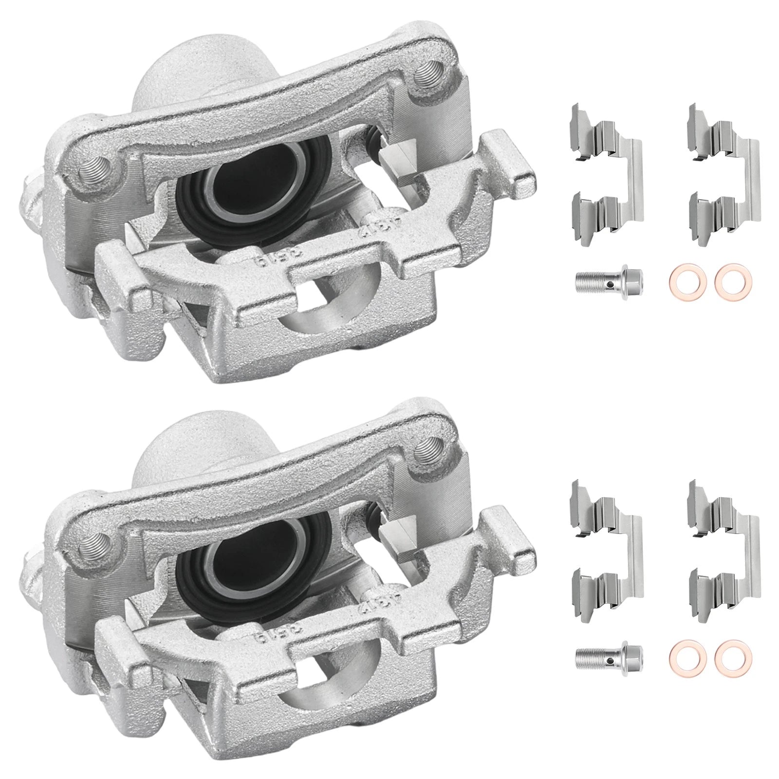 2X Rear Brake Calipers w/ Bracket for Infiniti G37 M37 M56 (2011–2013)