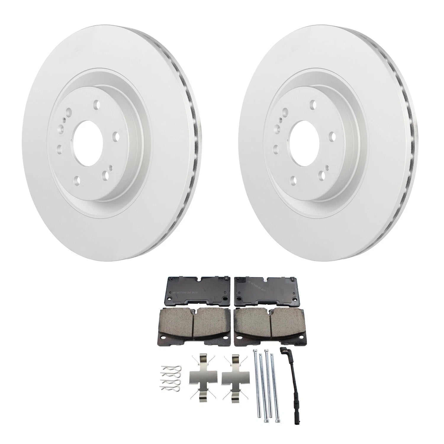 Set of 4 Bosch QuietCast Front Rotors & Akebono ProACT Pads for Tahoe (2007–2014)
