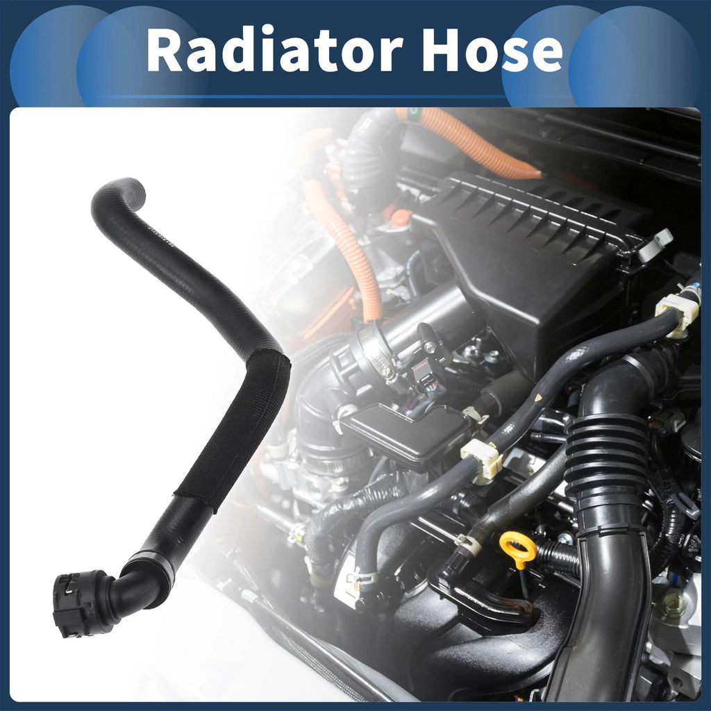 Radiator Hose for Audi A4 2.0L L4 (2005–2008) No. 8E1819371T Black