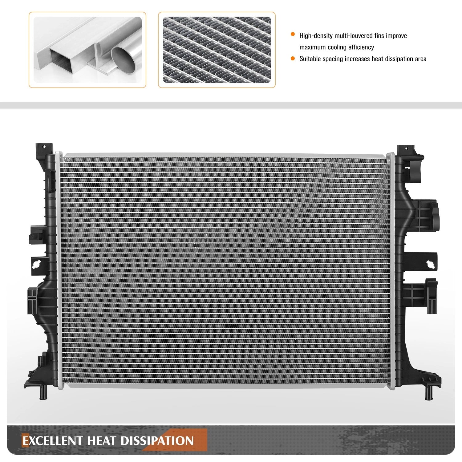 Aluminum Core Cooling Radiator DPI-13624 for Ford Focus 2.3T (2016–2018)