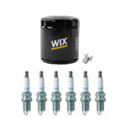 Wix Engine Oil Filter & NGK 6 Laser Iridium Spark Plugs for Supra L6 (1993–2002)