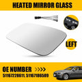 Driver Left Side Mirror Glass 4Pin Heated for BMW 528 535 550 (2010–2016)