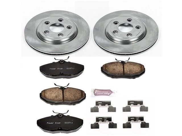 Rear Brake Pad and Rotor Kit for Jaguar Vanden Plas (2005) XY615YZ