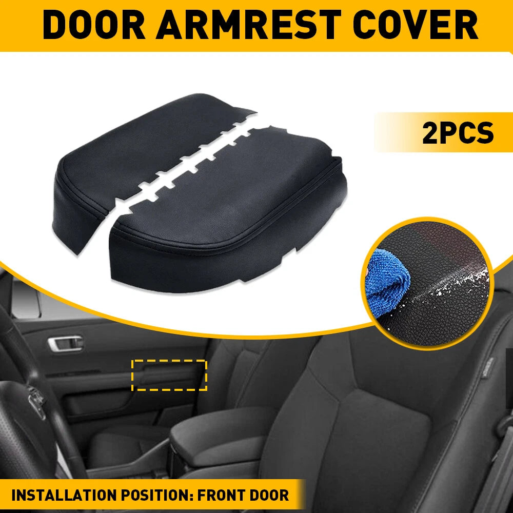 Armrest Cover Set for Honda Pilot (2009–2015) Leather Skin