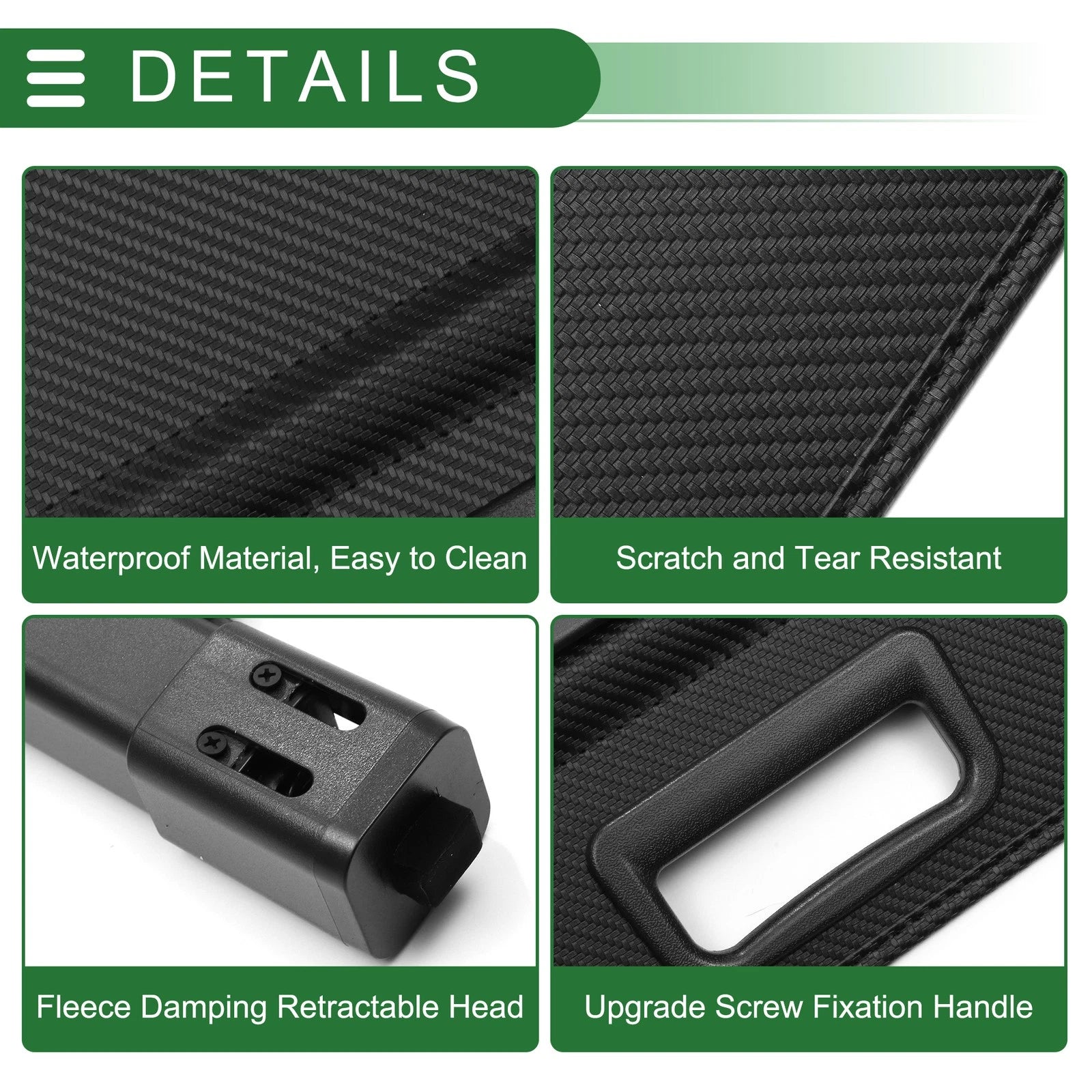 Retractable Cargo Cover for Lexus RX350 RX450H (2007–2022) Black Carbon Fiber