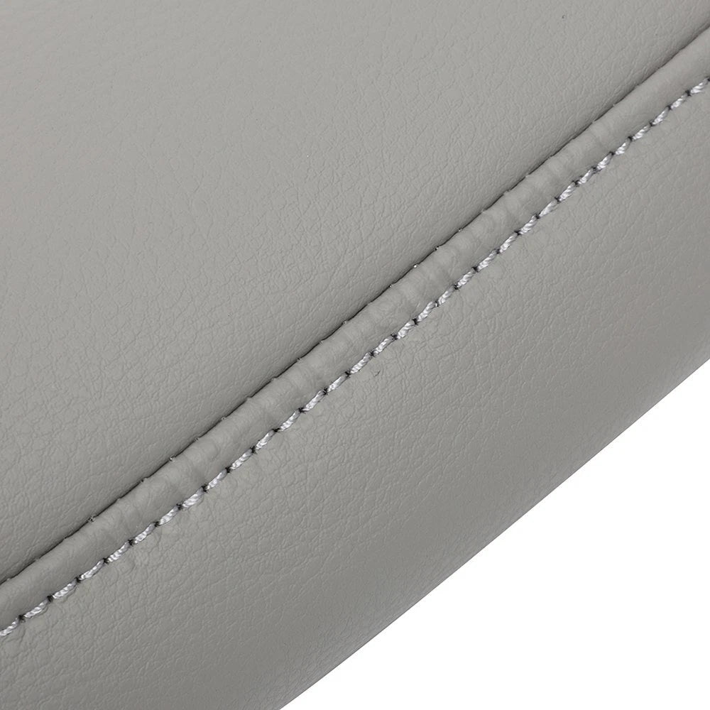 Pair of Door Panels for Toyota Sienna (2011–2017) Gray Leather Armrest Cover