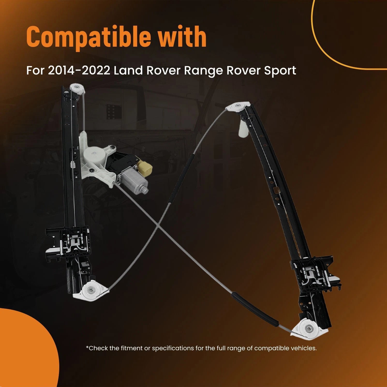 Front Right Window Regulator with Motor for Land Rover Range Rover Sport (2014-2022)