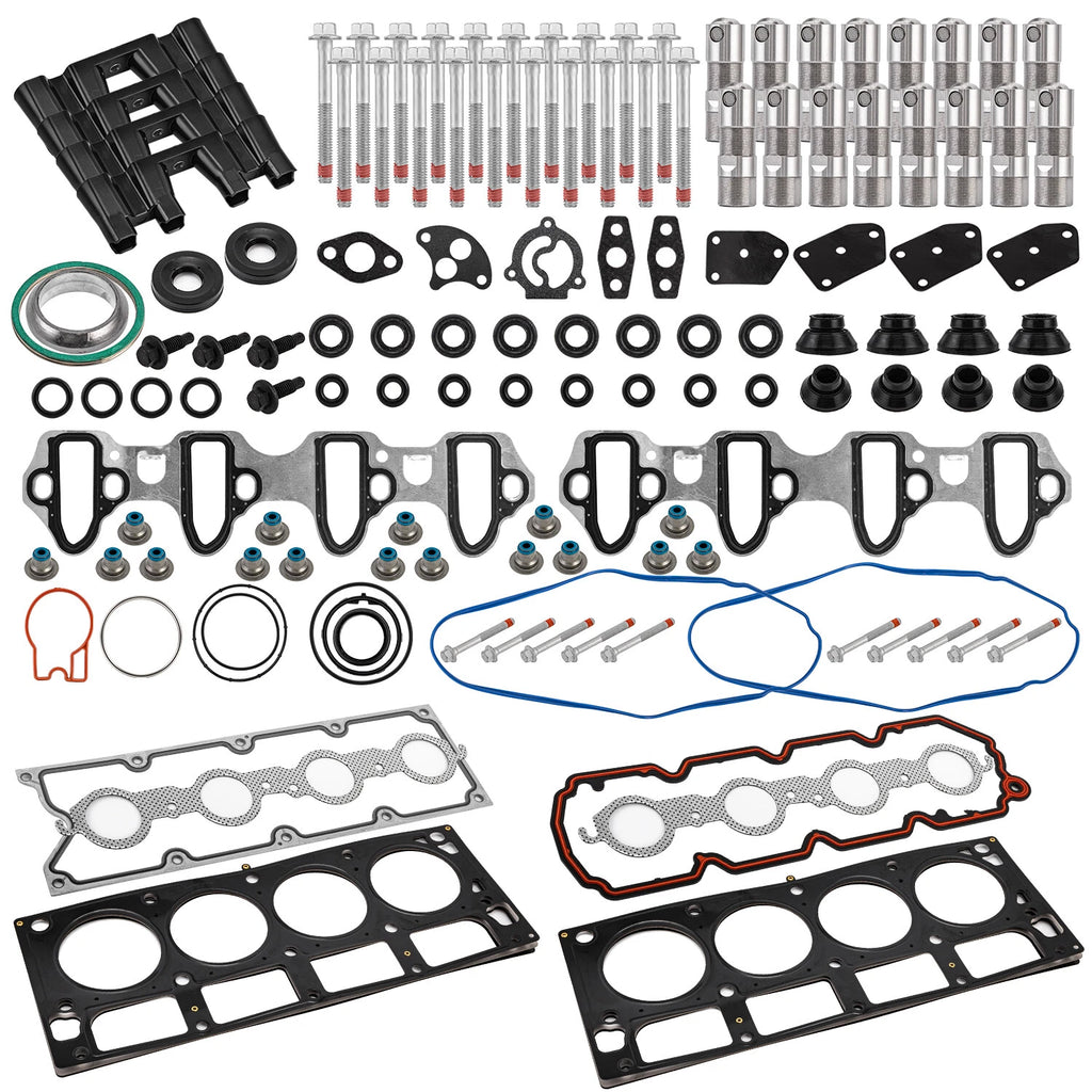 Head Gasket Bolts Lifters Guides Kit for Chevy Silverado 1500 5.3L V8 (2004–2013)