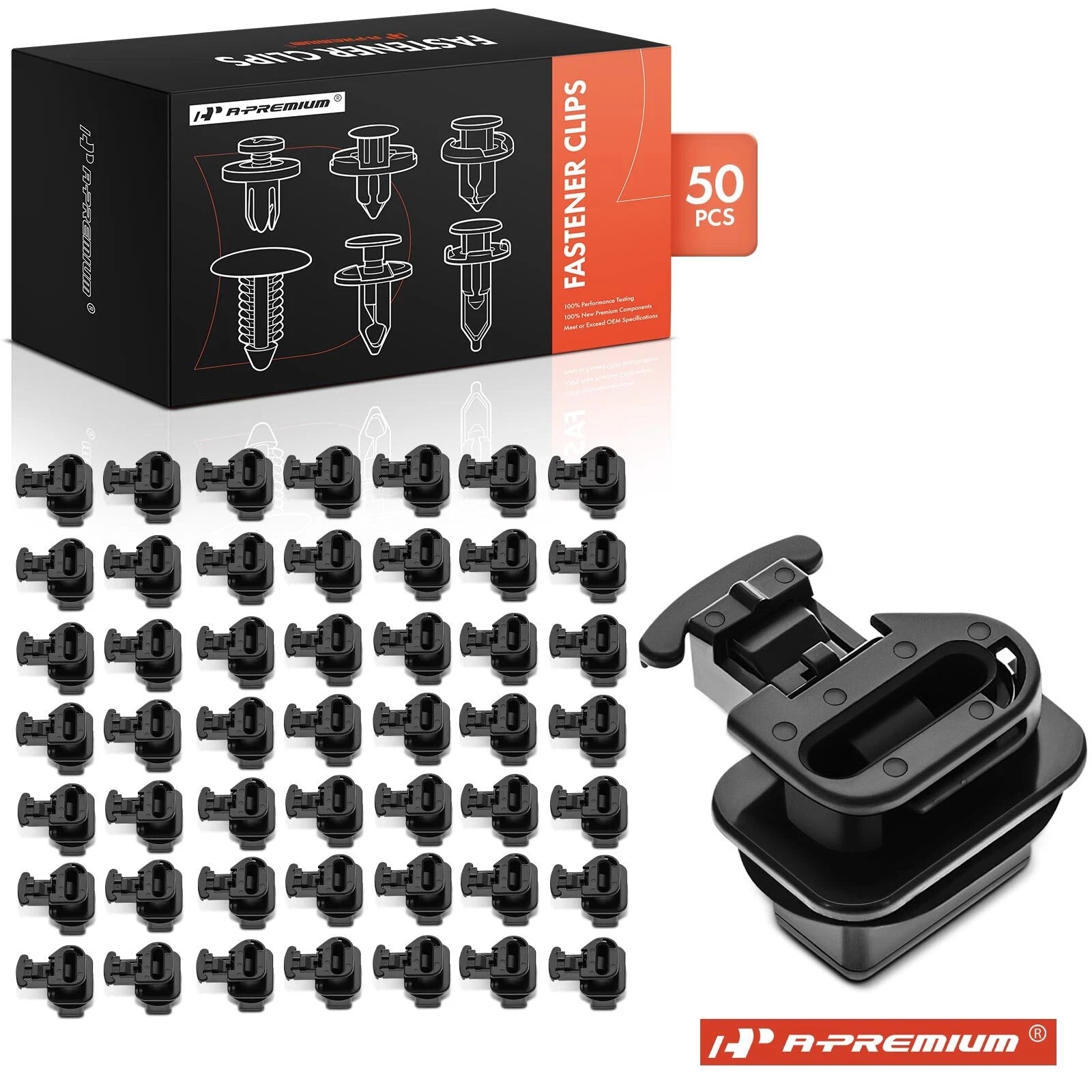 50Pcs Nylon Rear Seat Cushion Clips for Honda