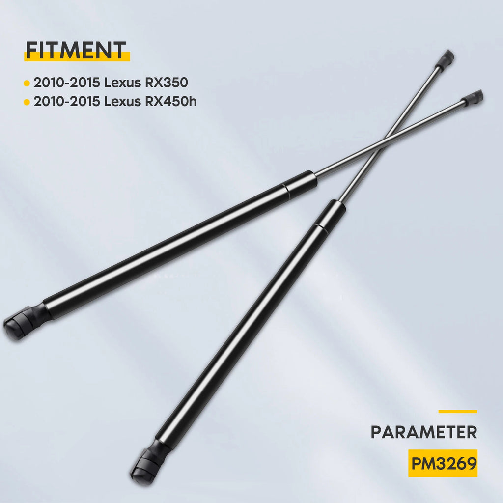 Set of 2 Front Hood Lift Supports for Lexus RX350 RX450h (2010–2015)