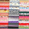 Set of 100 Craft Cotton Cloth Squares for DIY Patchwork Quilting (10x10cm)