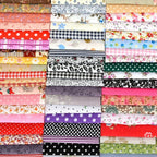 Set of 100 Craft Cotton Cloth Squares for DIY Patchwork Quilting (10x10cm)