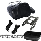 Trunk Backrest Pad Rack Mount Docking Kit for Harley Electra Glide (2014–Up)