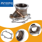 Turbo Adapter for GT25 GT28 T25 T28 5 Bolt Flange to 2.5" V Band