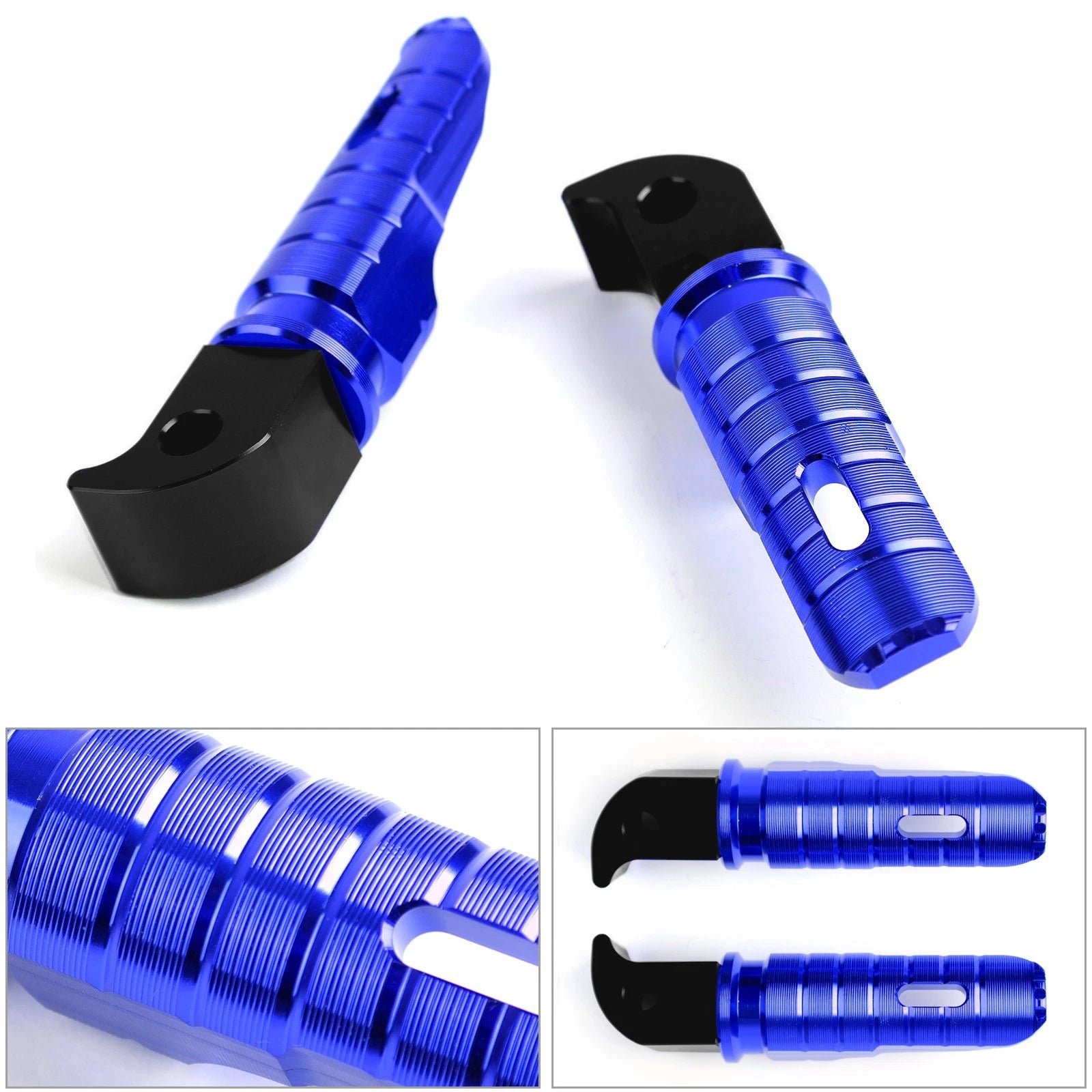 CNC Foot Pegs for Yamaha FZ07 FZ09 FZ10 MT07 MT09 MT10 YZF-R1 (2013–2023)