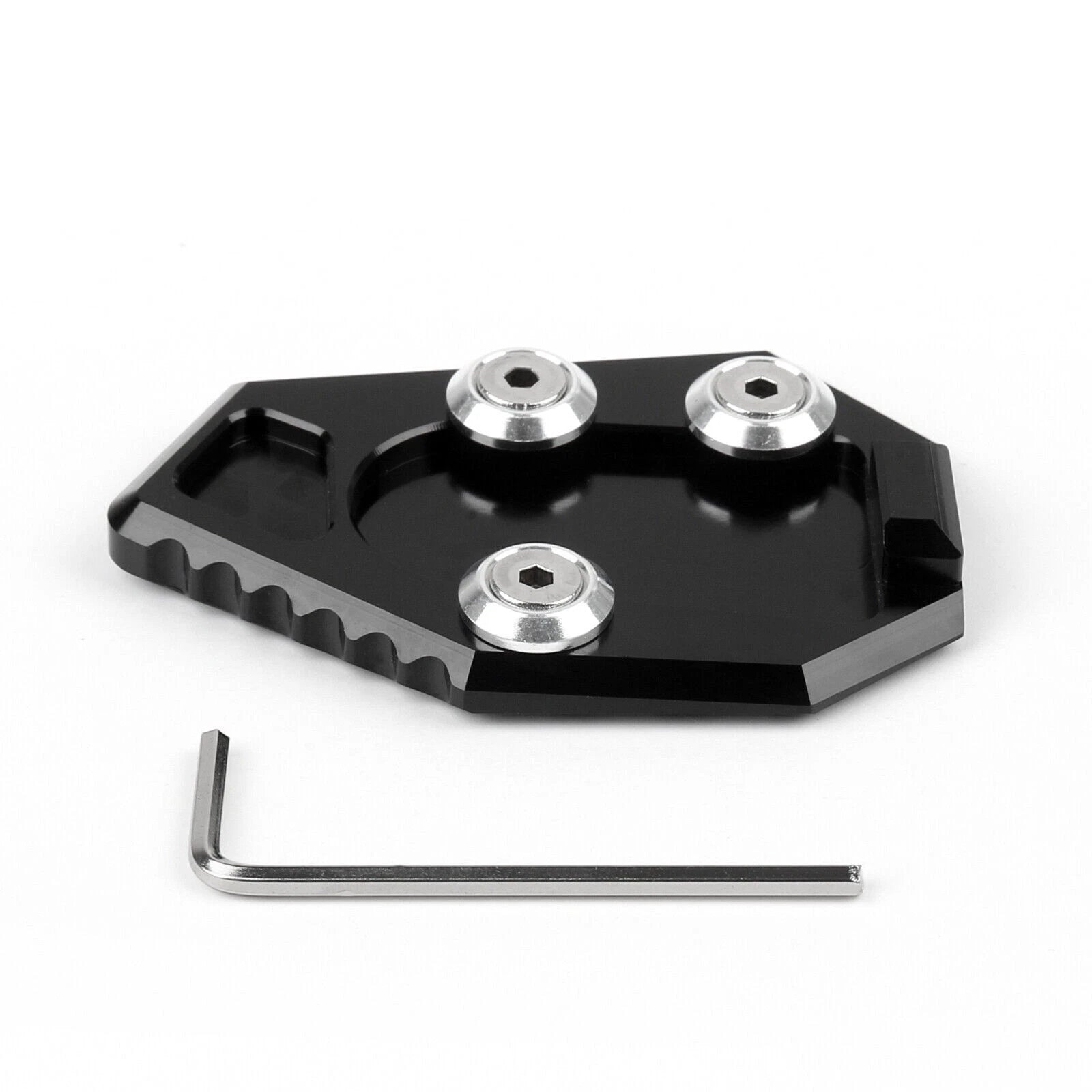 Side Stand Kickstand Plate Pad for Honda CB1000R (2008–2014) Black