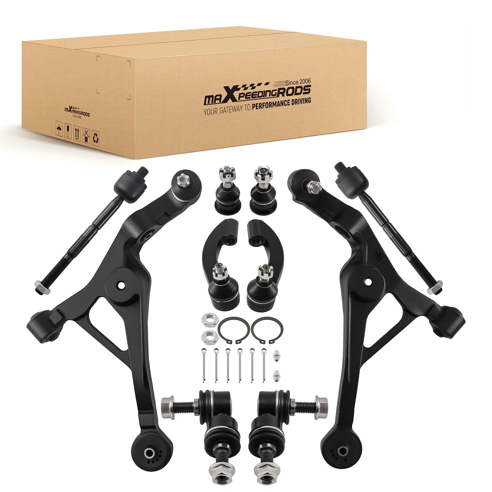 Front Lower Control Arm Tie Rods Kit for Chrysler Sebring Dodge Stratus (2001–2006)