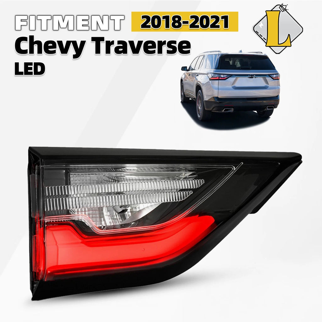 LED Tail Light Inner Left Driver Side for Chevy Traverse (2018–2021)