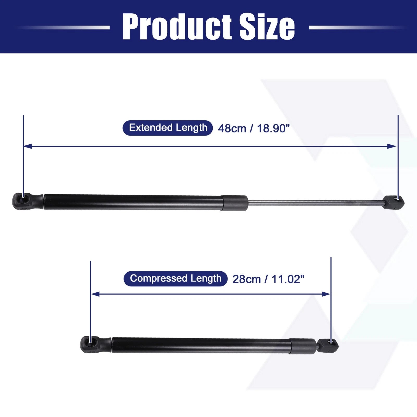 2X Rear Hatch Liftgate Gas Struts for Ford Focus II (2005–2011)