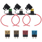 12V Auto Reset Circuit Breaker Fuse with Holder for Various Models (N/A)