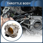 Throttle Body for Honda CR-V Accord Civic Crosstour L4 (No. 16400R44A02/16400R48H01)