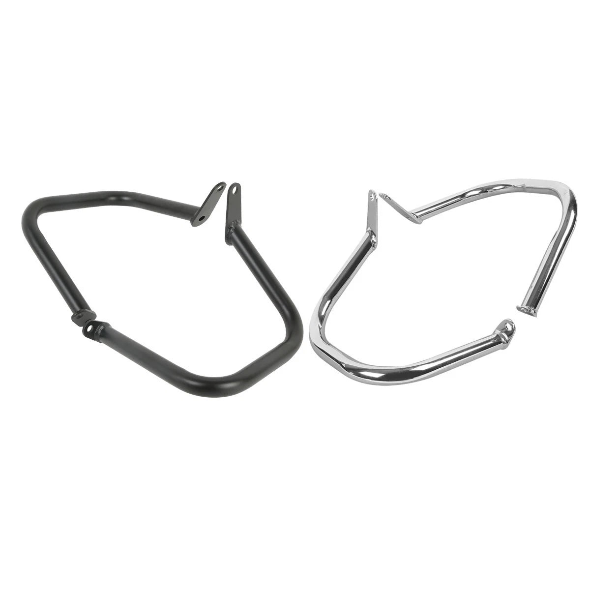 Black/Chrome Engine Guard Crash Bar for Yamaha Vstar Dragstar 400 650 (1997–2016)