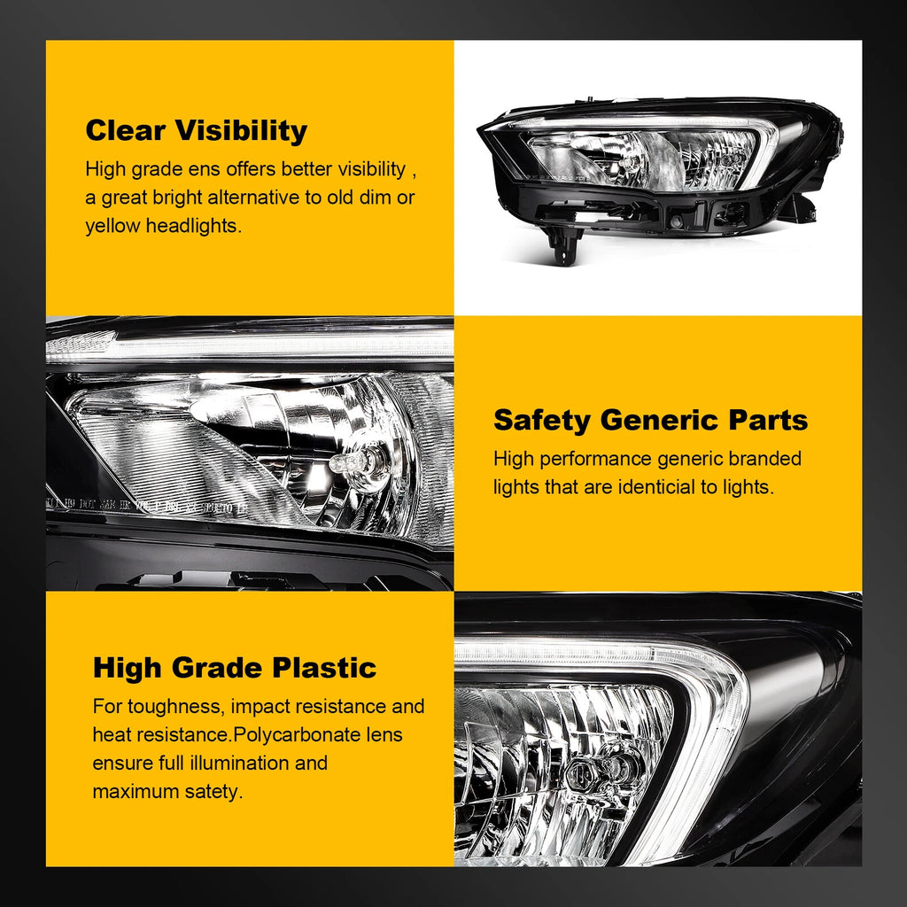 Left Side Headlight with LED DRL for Buick Encore GX (2020–2023)