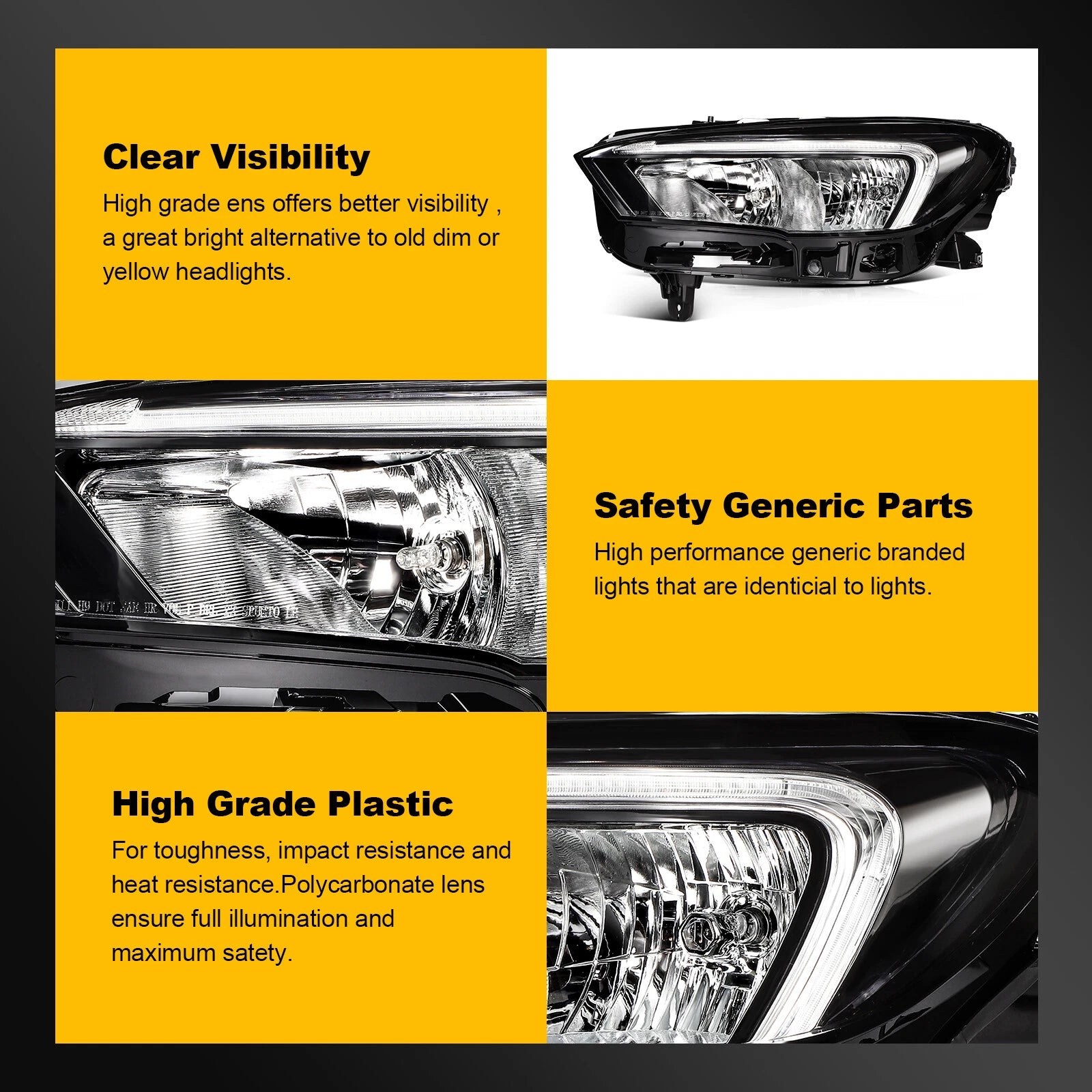 Left Side Headlight with LED DRL for Buick Encore GX (2020–2023)