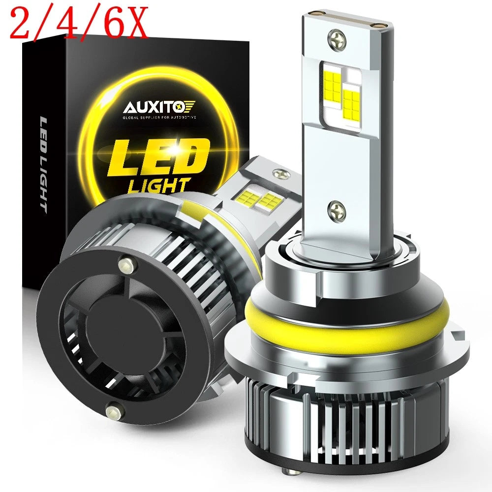 2X CANBUS 9007 HB5 LED Headlight Bulbs 40000LM High/Low Beam