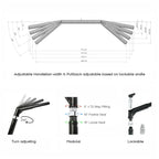4" Rise 1-1/4" Ape Hanger Handlebar for Harley Dyna Sportster (2004-2023)