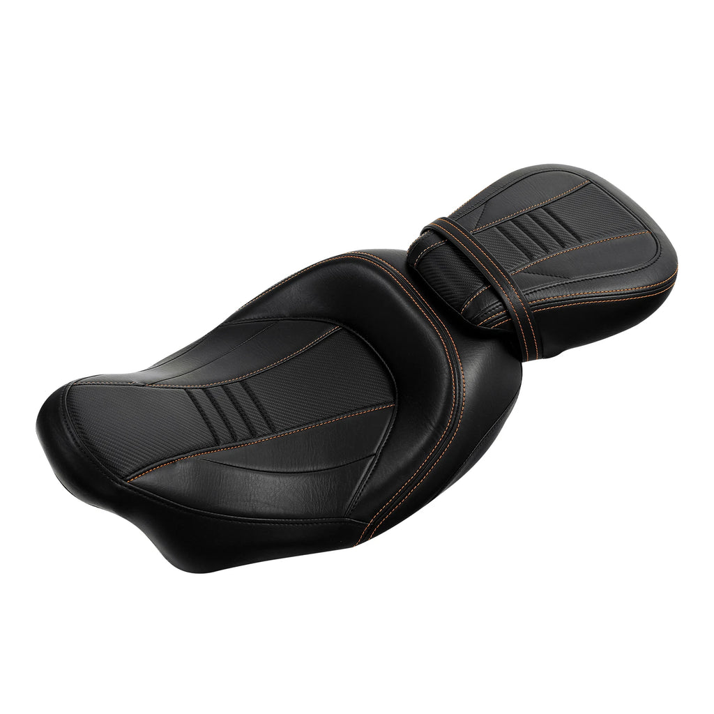 Low-Profile Driver Passenger Seat for Harley Electra Road Glide (2009–2023)