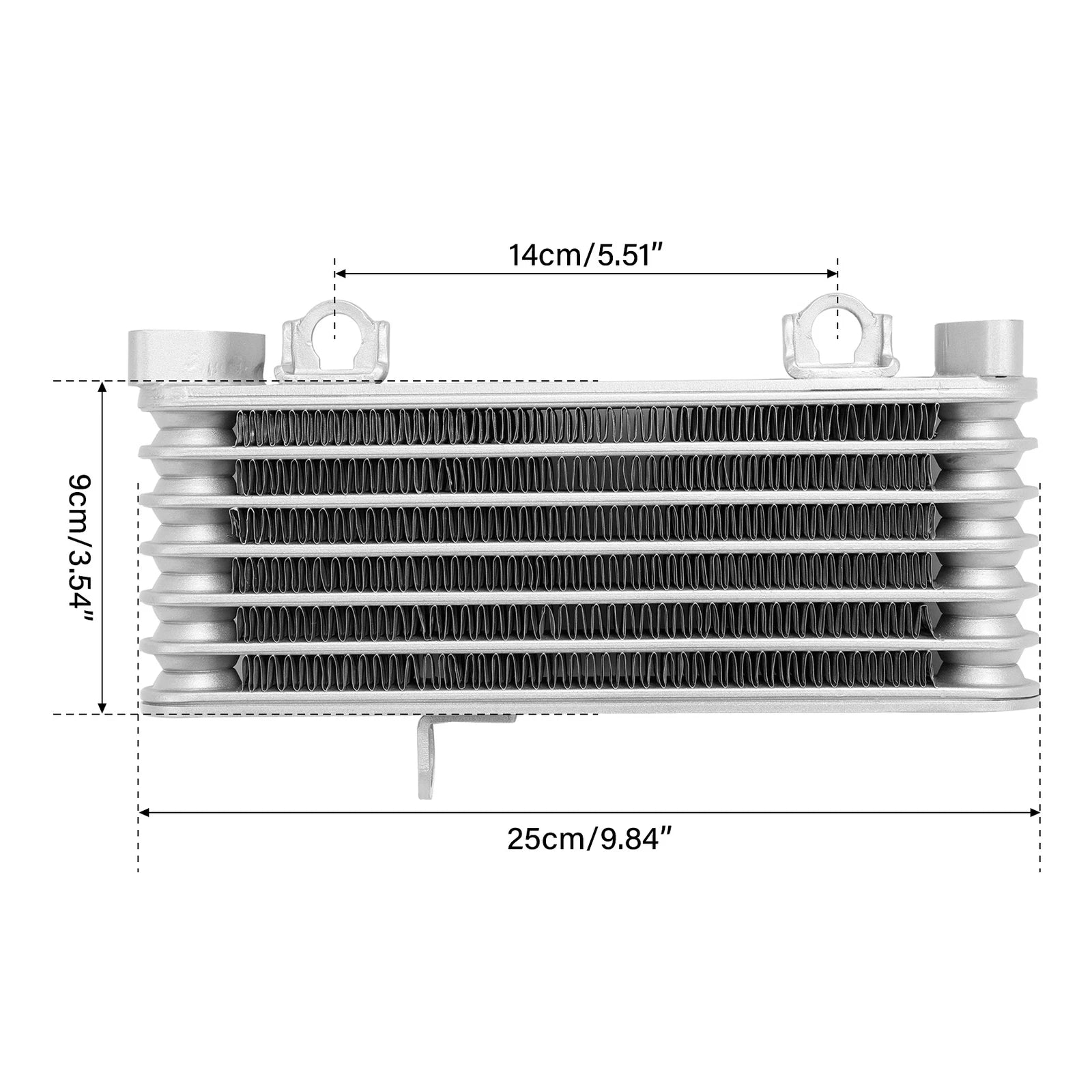 Radiator Cooler for Suzuki GSXR1000 (2007–2008) Aluminium