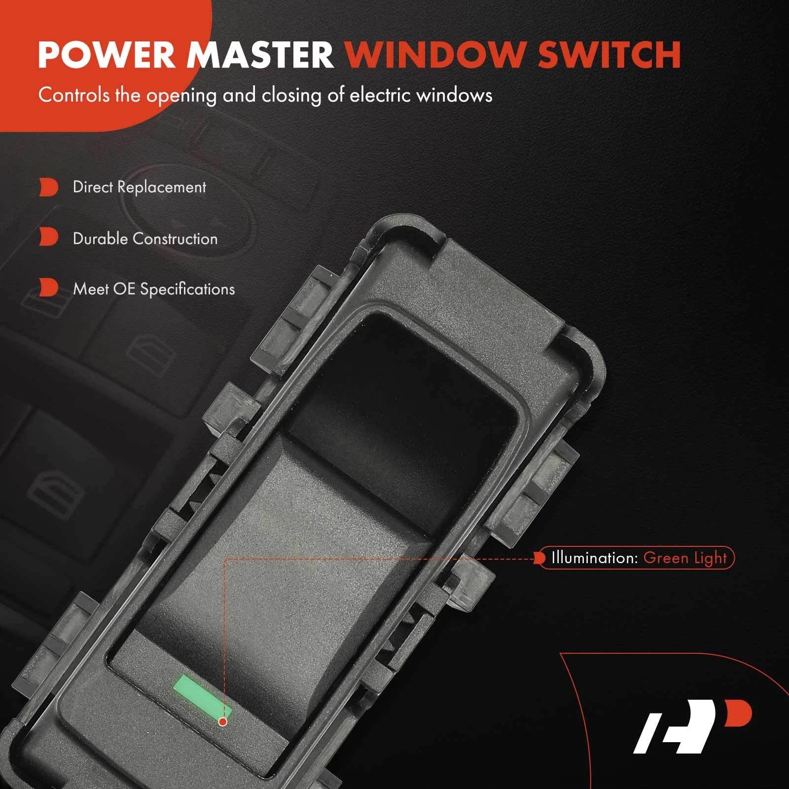 Rear Power Window Switch for Ram Dakota (2011) & Jeep Grand Cherokee (2007–2010)