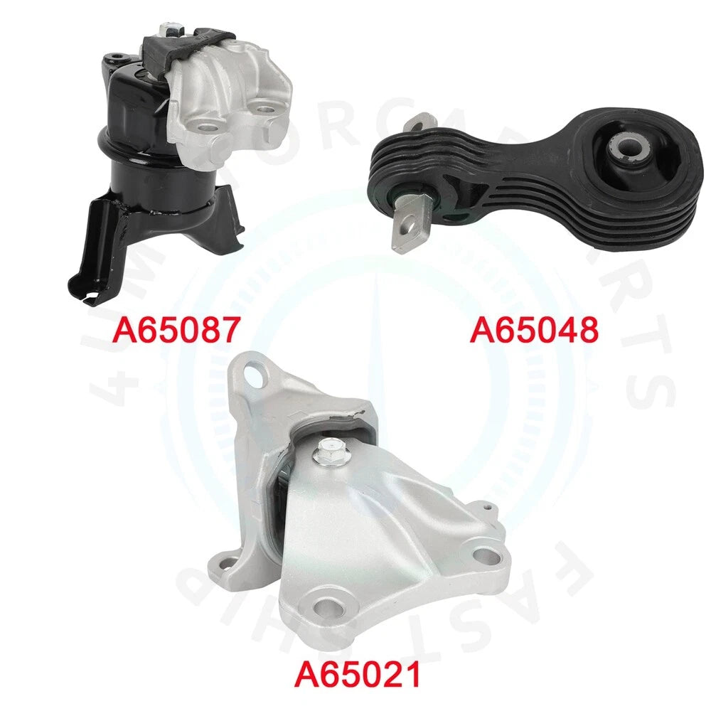 3pcs Front Engine & Trans Mount for Honda Civic (2013) Steel
