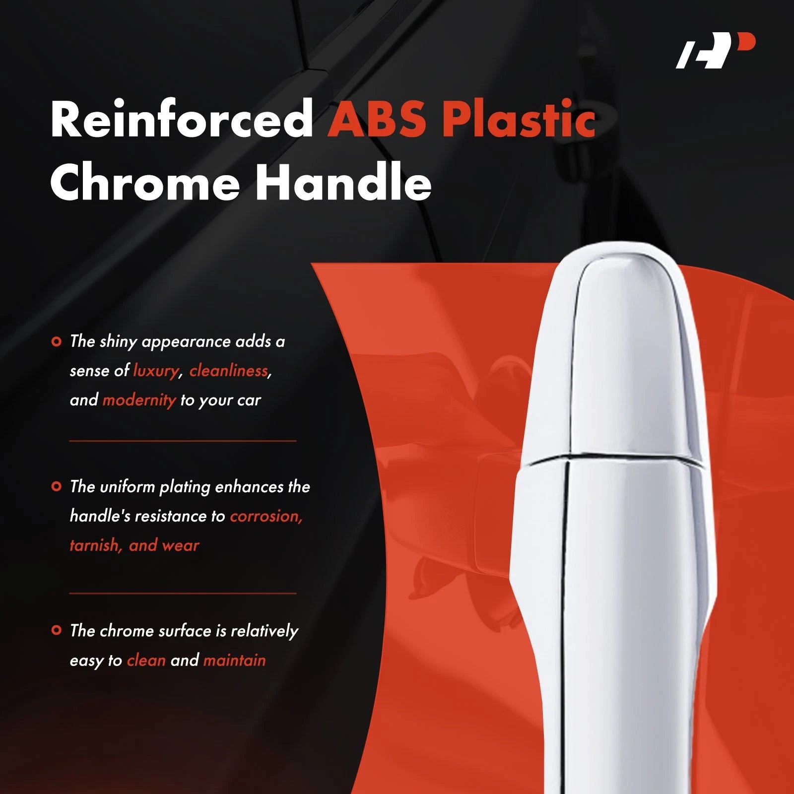Chrome Rear Exterior Door Handle for Honda Civic (2012–2015)