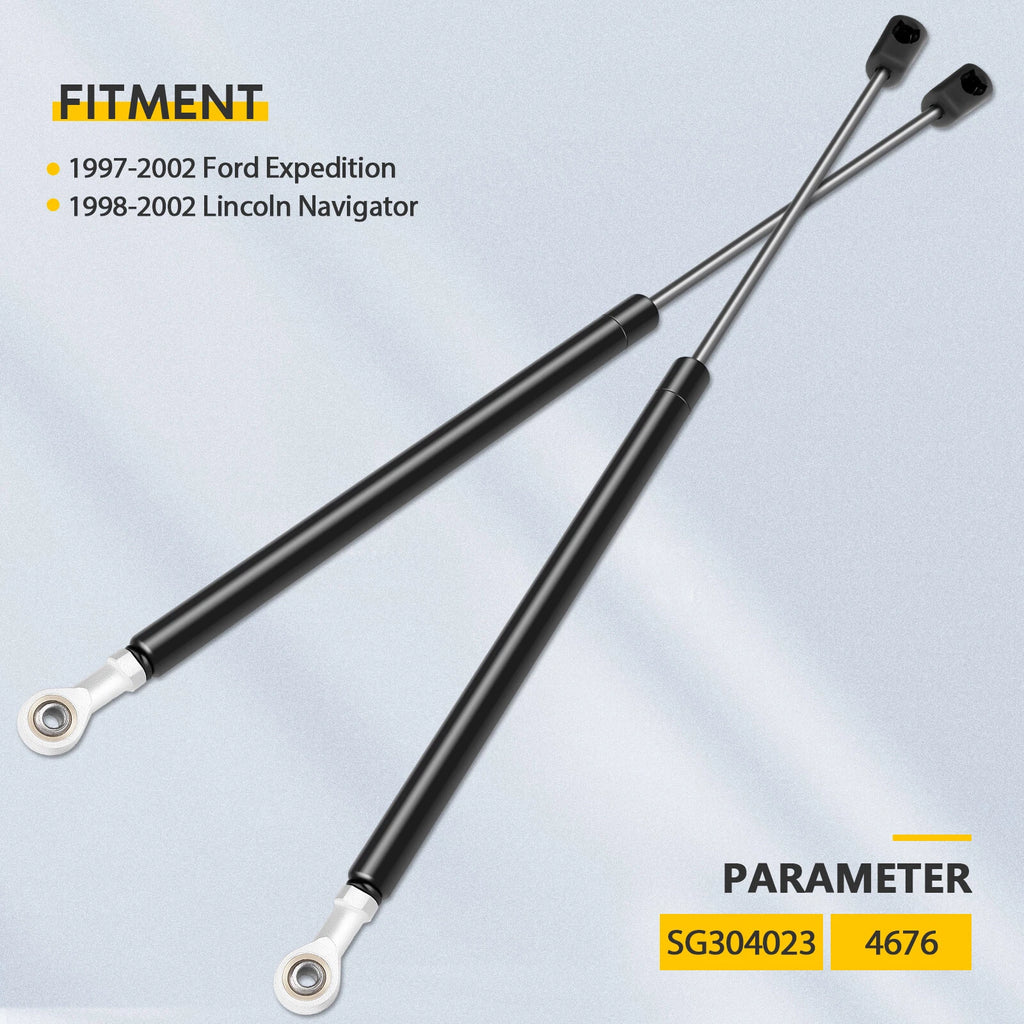 2X Rear Window Lift Supports for Ford Expedition, Lincoln Navigator