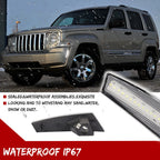 Clear Lens White LED Front Side Marker Lamp for Jeep Liberty (2008–2012)