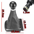 6 Speed Gear Shift Knob Leather Boot for VW Golf MK5 MK6 (2005–2014)
