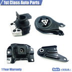 Set of 4 Engine Motor and Transmission Mounts for Mazda 3, Mazda 5 (2004–2010)