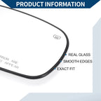 Heated Right Side Mirror Glass for Chrysler 200 300 (2011–2014)