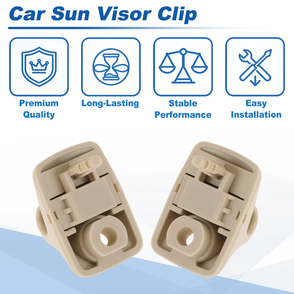 Sun Visor Clip for Hyundai Elantra (2011–2017) Beige 85235-3X000TX