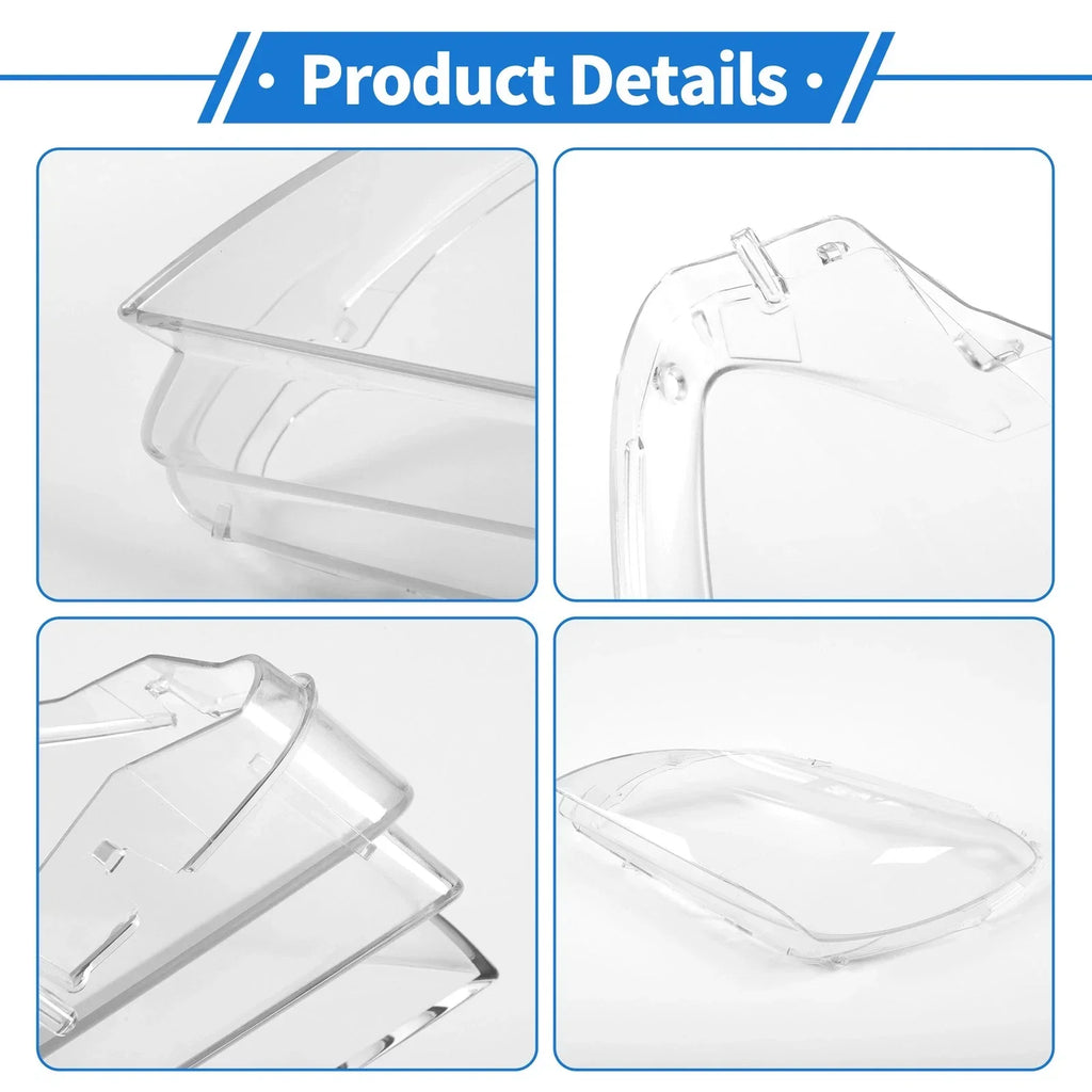 1x Front Left Headlight Lens Cover PC Clear for BMW 6 Series M6 F06 (2010-2015)