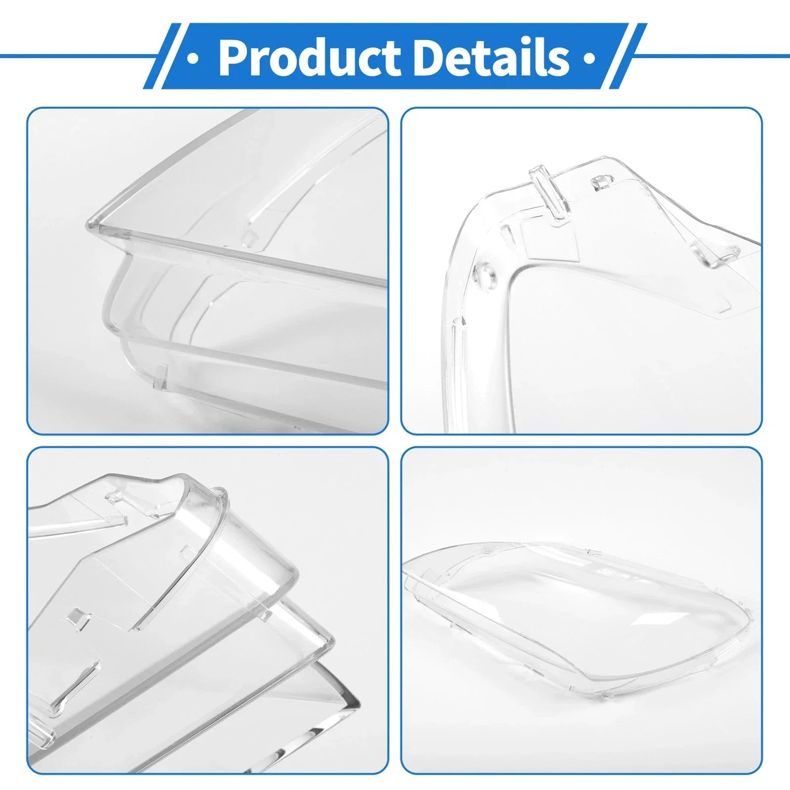 1x Front Left Headlight Lens Cover PC Clear for BMW 6 Series M6 F06 (2010-2015)