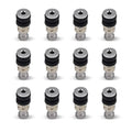 Set of 12 Chrome Rod Wheel Tire Valve Stems TR161 for Honda Suzuki Can-Am