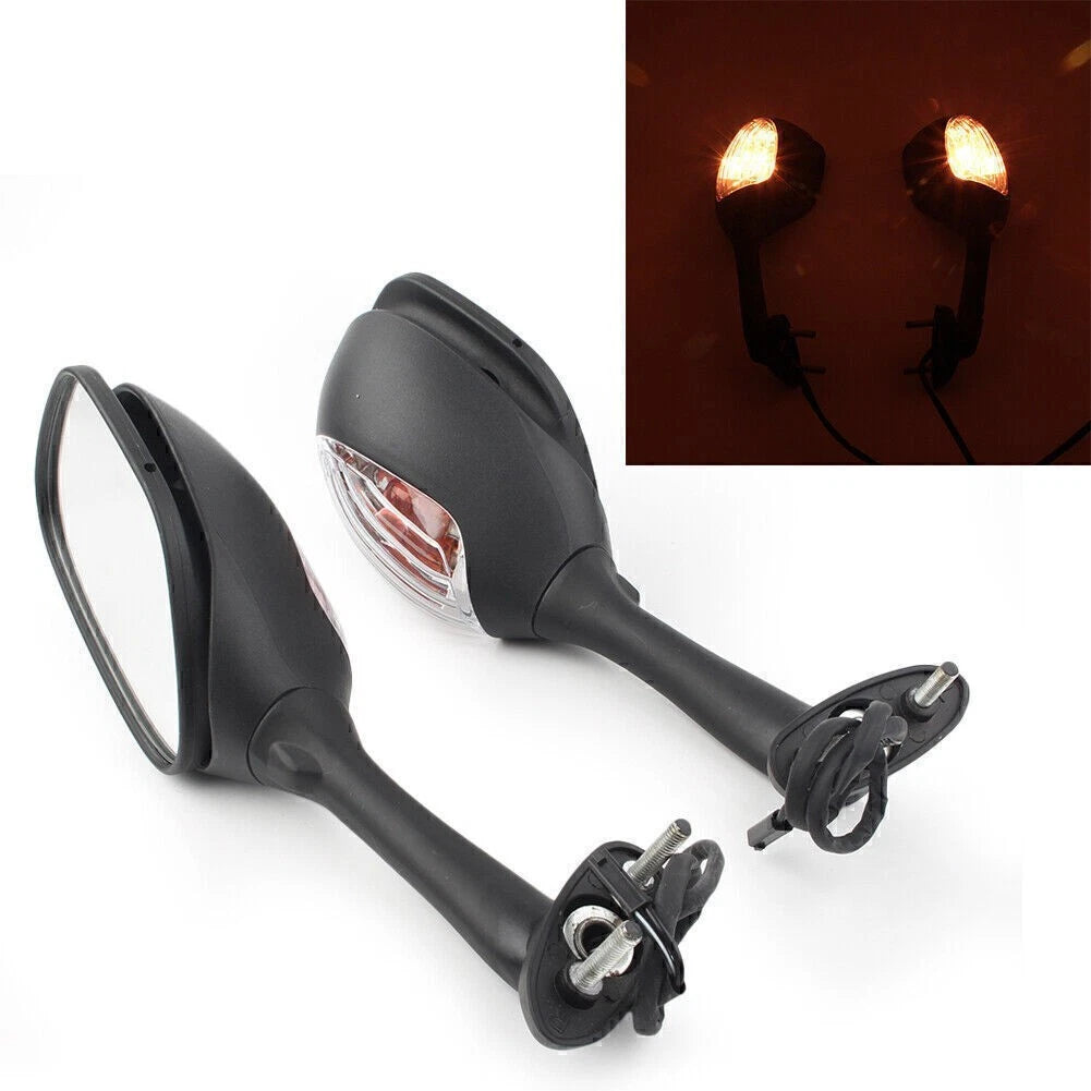 Rear View Mirror with Turn Signal for Suzuki GSX-R600/750 (2006–2015) GSXR1000 (2005–2015)