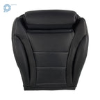 Driver Left Bottom Seat Cover for Mercedes Benz C300 (2015–2021) Black Leather