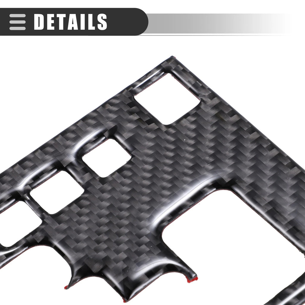 Auto Gear Shift Panel Trim Cover for Toyota (Carbon Fiber, Crystal Epoxy)