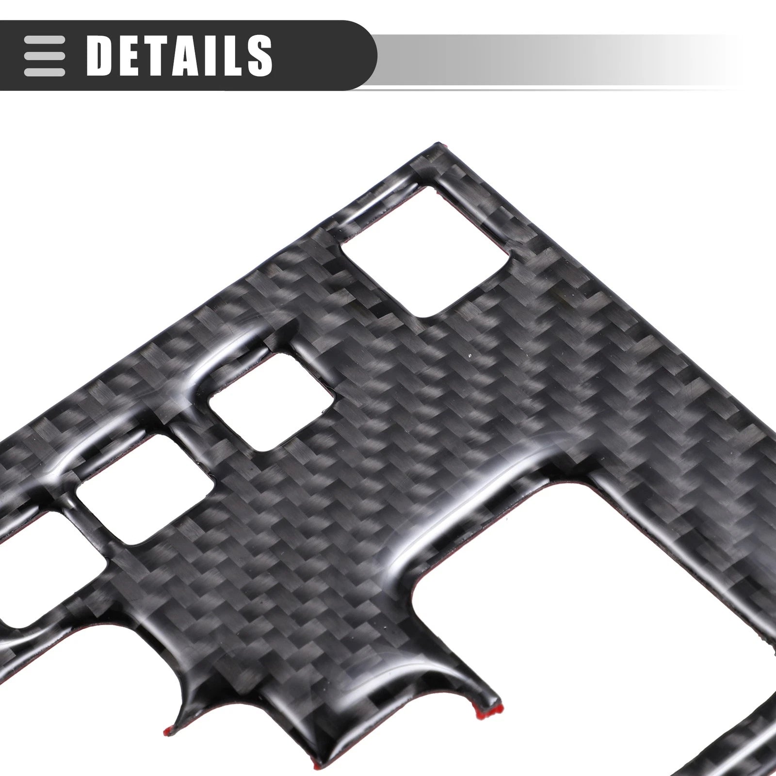 Auto Gear Shift Panel Trim Cover for Toyota (Carbon Fiber, Crystal Epoxy)
