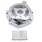 Chrome CNC Clear Engine Stator Cover for Suzuki GSXR600 750 (2001–2003) GSXR1000 (2001–2002)